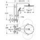 GROHE Euphoria System 310 System prysznicowy z termostatem do m ontażu ściennego hard graphite 26075A00