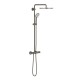 GROHE Euphoria System 310 System prysznicowy z termostatem do m ontażu ściennego hard graphite 26075A00