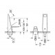 Bateria umywalkowa. 2-otworowa. DN 15. GROHE Allure Brilliant. Chrom