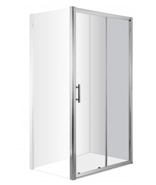Cynia Drzwi prysznicowe wnękowe 160 cm - przesuwne