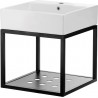 Deante Konsola łazienkowa wisząca z umywalką - 60x50 cm CDTW6U6S