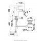 KFA ARMATURA SELEN Bateria bidetowa chrom 4417-015-00
