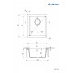 Deante Corda Zlewozmywak granitowy 1-komorowy - podwieszany i wpuszczany ZQA A10B