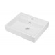 Deante Temisto Umywalka ceramiczna nablatowa - 50x40 cm CDT 6U4S