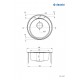 Deante Twist Zlewozmywak stalowy 1-komorowy ZHC 3813