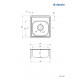 Deante Mercato Zlewozmywak stalowy 1-komorowy ZHM 0100