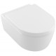 VILLEROY&BOCH Avento Combi-Pack miska WC wisząca z deską wolnoopadającą Weiss Alpin 5656HR01