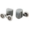Rolki górne podwójne do szyb 5 mm - FI 25 mm XKCA2RU04