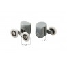 Rolki górne podwójne do szyb 6 mm - FI 25 mm XKCA1RU04
