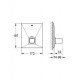 Bateria centralna z termostatem, GROHE Allure Brilliant, Chrom