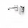 Bateria umywalkowa TRES Cuadro-Tres. ścienna. podtynkowa chrom 00630003