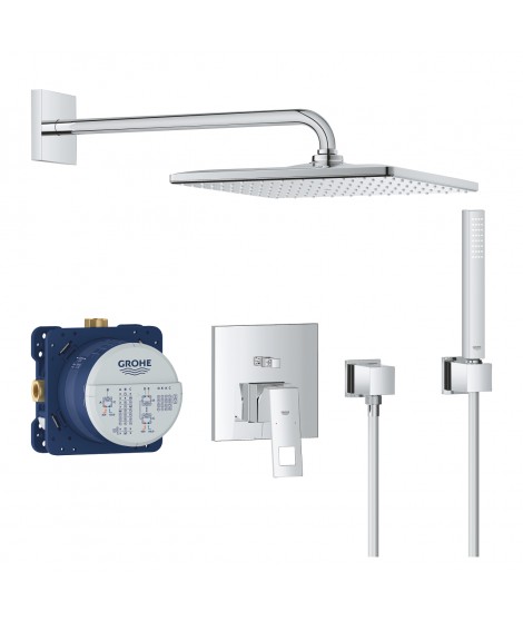 GROHE EUROCUBE podtynkowy zestaw prysznicowy chrom Rainshower Mono 310 Cube 25238000