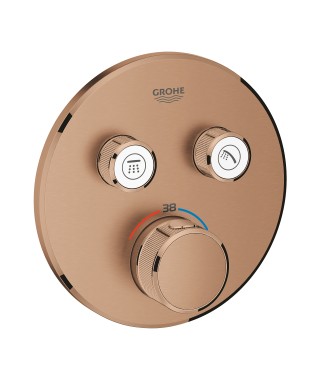 GROHE Grohtherm SmartControl bateria termostatyczna do obsługi dwóch wyjść wody, cool sunrise 29119GL0