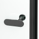 NEW TRENDY NEW SOLEO BLACK drzwi wnękowe 70x195cm czyste 6 mm Active Shield D-0209A