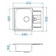 ALVEUS LINE 60 zlewozmywak stalowy MONARCH antracyt 1078537