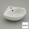 KOŁO Umywalka narożna SPARK 35cm z otworem i z przelewem M42735000