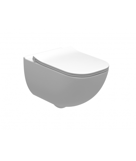 PALO miska WC ceramiczna wisząca bezkołnierzowa z deską wolnoopadającą A34H137000