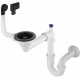 Deante Syfon do zlewozmywaka granitowego 1-komorowego - Space-Saver ZXY N949