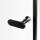 NEW TRENDY NEW SOLEO BLACK drzwi wnękowe składane 70x195cm czyste 6 mm Active Shield D-0220A prawe