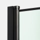 NEW TRENDY NEW SOLEO BLACK drzwi wnękowe 70x195cm czyste 6 mm Active Shield D-0275A