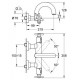 Bateria wannowa z termostatem, DN 15, GROHE Atrio Classic,Chrom