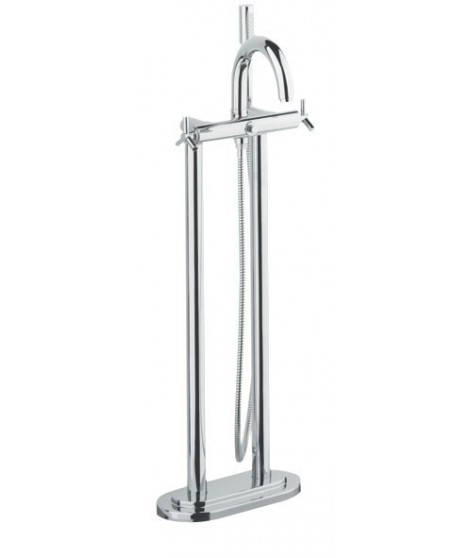 Bateria wannowa stojąca, DN 15, GROHE Atrio Classic,Chrom
