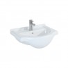 Umywalka ceramiczna 50 cm ELITA Bahama 50 z otworem pod baterię i przelewem