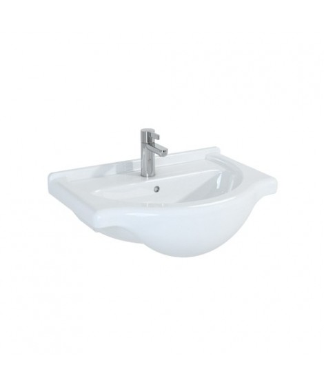 Umywalka ceramiczna 55 cm ELITA Bahama 55 z otworem pod baterię i przelewem