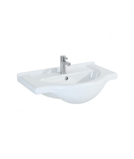 Umywalka ceramiczna 65 cm ELITA Bahama 65 z otworem pod baterię i przelewem
