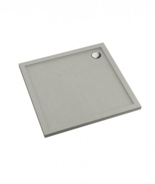 Schedpol Brodzik akrylowy Sharper Cement Stone 90x90x4,5 cm, kwadratowy 3S.S1K-9090/CT/ST