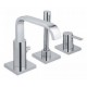Bateria wannowa 3-otworowa, GROHE Allure, Chrom