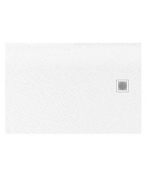 MORI New Trendy Brodzik posadzkowy biały strukturalny 100x80x3cm B-0432 + syfon gratis