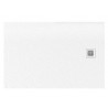 MORI New Trendy Brodzik posadzkowy biały strukturalny 100x90x3cm B-0434 + syfon gratis