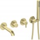 Deante Bateria wannowa 4-otworowa podtynkowa BQS R18P