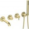 Deante Bateria wannowa 4-otworowa podtynkowa BQS R18P
