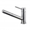 Bateria zlewozmywakowa ze stali nierdzewnej OMNIRES NOKITE S1381P Inox