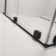 RADAWAY FURO BLACK WALK-IN kabina prysznicowa 80cm prawa
