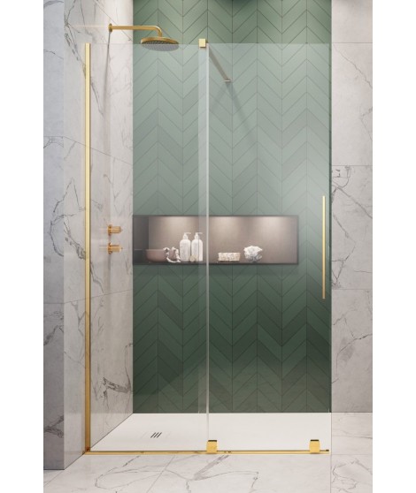 RADAWAY FURO GOLD WALK-IN kabina prysznicowa 80cm lewa