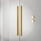 RADAWAY FURO GOLD WALK-IN kabina prysznicowa 80cm prawa