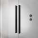 Radaway Furo Black KDJ drzwi prysznicowe czarne 90cm front lewy