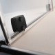 Radaway Furo Black KDJ drzwi prysznicowe czarne 110cm front prawy