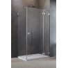 RADAWAY Essenza Pro Brushed Nickel KDJ drzwi lewe do kabiny 110cm