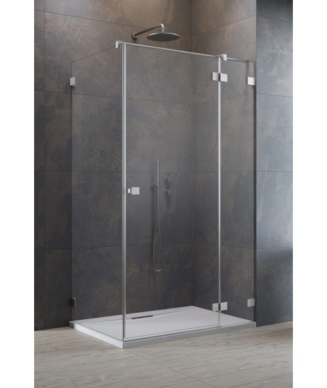 RADAWAY Essenza Pro Brushed Nickel KDJ drzwi prawe do kabiny 110cm