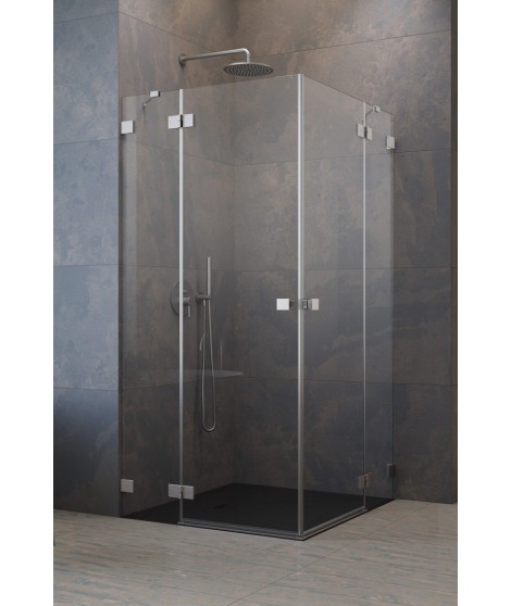 RADAWAY Essenza Pro Brushed Nickel KDD drzwi prawe 80cm 