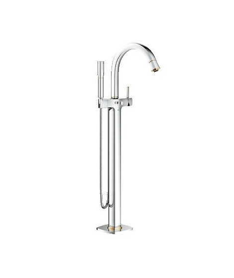 Bateria wannowa stojąca, GROHE Grander, Chrom/złoty
