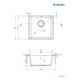 Deante Zlewozmywak granitowy 1-komorowy podwieszany ZQA T10A