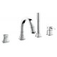 Bateria wannowa 4-otworowa DN 20 , GROHE Grander, Chrom