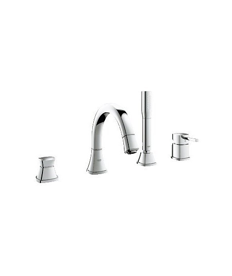 Bateria wannowa 4-otworowa DN 20 , GROHE Grander, Chrom