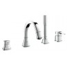 Bateria wannowa 4-otworowa DN 20 , GROHE Grander, Chrom