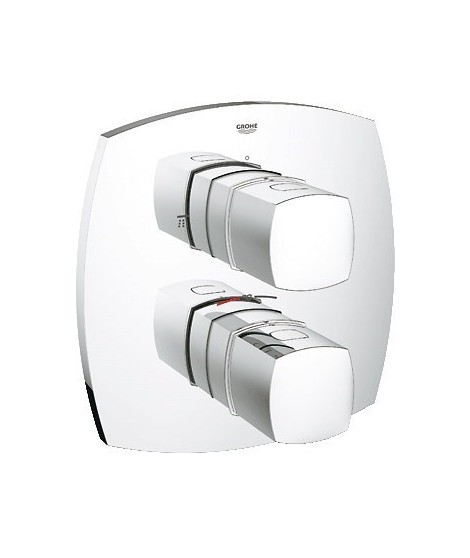 Bateria wannowa podtynkowa termostatyczna, GROHE Grander, Chrom